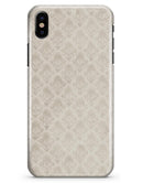 Vintage White Damask Pattern - iPhone X Clipit Case