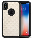 Vintage White Damask Pattern - iPhone X OtterBox Case & Skin Kits