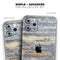 Vintage Wooden Planks with Yellow Paint // Skin-Kit compatible with the Apple iPhone 14, 13, 12, 12 Pro Max, 12 Mini, 11 Pro, SE, X/XS + (All iPhones Available)