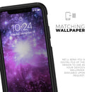 Violet Glowing Nebula - Skin Kit for the iPhone OtterBox Cases