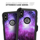 Violet Glowing Nebula - Skin Kit for the iPhone OtterBox Cases