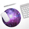 Violet Glowing Nebula// WaterProof Rubber Foam Backed Anti-Slip Mouse Pad for Home Work Office or Gaming Computer Desk