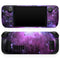 Violet Glowing Nebula // Full Body Skin Decal Wrap Kit for the Steam Deck handheld gaming computer