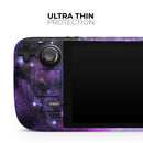 Violet Glowing Nebula // Full Body Skin Decal Wrap Kit for the Steam Deck handheld gaming computer