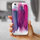 Violet Mixed Watercolor iPhone 6/6s or 6/6s Plus 2-Piece Hybrid INK-Fuzed Case