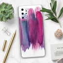 Violet Mixed Watercolor - Premium Vinyl Skin Decal for Samsung Galaxy S25 Ultra, S24, S23, S22 & All Galaxy S Models