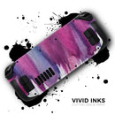 Violet Mixed Watercolor // Vinyl Skin Wrap for Steam Deck OLED & Steam Deck (LCD) — Soft Matte or Ultra Gloss