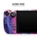 Violet Mixed Watercolor // Vinyl Skin Wrap for Steam Deck OLED & Steam Deck (LCD) — Soft Matte or Ultra Gloss