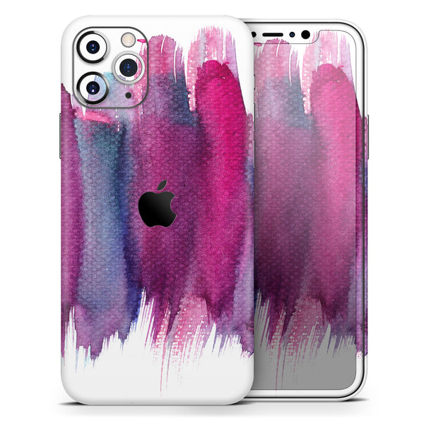 Violet Mixed Watercolor // Skin-Kit compatible with the Apple iPhone 14, 13, 12, 12 Pro Max, 12 Mini, 11 Pro, SE, X/XS + (All iPhones Available)
