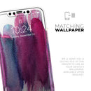 Violet Mixed Watercolor - Vinyl Skin Wrap for iPhone 17 Pro Max, 17 Pro, 17 Air, 17, 16 & All Models — Soft Matte or Ultra Gloss
