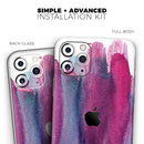 Violet Mixed Watercolor - Vinyl Skin Wrap for iPhone 17 Pro Max, 17 Pro, 17 Air, 17, 16 & All Models — Soft Matte or Ultra Gloss