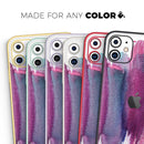 Violet Mixed Watercolor - Vinyl Skin Wrap for iPhone 17 Pro Max, 17 Pro, 17 Air, 17, 16 & All Models — Soft Matte or Ultra Gloss