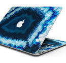 Vivid Blue Agate Crystal - Skin Decal Wrap Kit Compatible with the Apple MacBook Pro, Pro with Touch Bar or Air (11", 12", 13", 15" & 16" - All Versions Available)