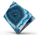 Vivid Blue Agate Crystal - Skin Decal Wrap Kit Compatible with the Apple MacBook Pro, Pro with Touch Bar or Air (11", 12", 13", 15" & 16" - All Versions Available)