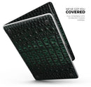 Vivid Green Crocodile Skin - Skin Decal Wrap Kit Compatible with the Apple MacBook Pro, Pro with Touch Bar or Air (11", 12", 13", 15" & 16" - All Versions Available)