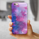 Vivid Absorbed Watercolor Texture iPhone 6/6s or 6/6s Plus 2-Piece Hybrid INK-Fuzed Case