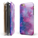 Vivid Absorbed Watercolor Texture iPhone 6/6s or 6/6s Plus 2-Piece Hybrid INK-Fuzed Case