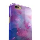 Vivid Absorbed Watercolor Texture iPhone 6/6s or 6/6s Plus 2-Piece Hybrid INK-Fuzed Case