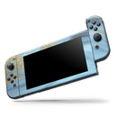 Vivid Agate Vein Slice Blue V12 // Skin Decal Wrap Kit for Nintendo Switch Console & Dock, Joy-Cons, Pro Controller, Lite, 3DS XL, 2DS XL, DSi, or Wii - Vinyl Skin Wrap for Nintendo Switch 2, OLED, Lite, Pro Controller, Wii & Classic Handhelds