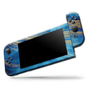 Vivid Agate Vein Slice Blue V1 // Skin Decal Wrap Kit for Nintendo Switch Console & Dock, Joy-Cons, Pro Controller, Lite, 3DS XL, 2DS XL, DSi, or Wii - Vinyl Skin Wrap for Nintendo Switch 2, OLED, Lite, Pro Controller, Wii & Classic Handhelds