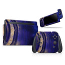 Vivid Agate Vein Slice Blue V2 // Skin Decal Wrap Kit for Nintendo Switch Console & Dock, Joy-Cons, Pro Controller, Lite, 3DS XL, 2DS XL, DSi, or Wii - Vinyl Skin Wrap for Nintendo Switch 2, OLED, Lite, Pro Controller, Wii & Classic Handhelds