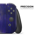 Vivid Agate Vein Slice Blue V2 // Skin Decal Wrap Kit for Nintendo Switch Console & Dock, Joy-Cons, Pro Controller, Lite, 3DS XL, 2DS XL, DSi, or Wii - Vinyl Skin Wrap for Nintendo Switch 2, OLED, Lite, Pro Controller, Wii & Classic Handhelds
