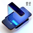 Vivid Agate Vein Slice Blue V2 UV Germicidal Sanitizing Sterilizing Wireless Smart Phone Screen Cleaner + Charging Station