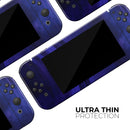 Vivid Agate Vein Slice Blue V3 // Skin Decal Wrap Kit for Nintendo Switch Console & Dock, Joy-Cons, Pro Controller, Lite, 3DS XL, 2DS XL, DSi, or Wii - Vinyl Skin Wrap for Nintendo Switch 2, OLED, Lite, Pro Controller, Wii & Classic Handhelds