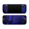 Vivid Agate Vein Slice Blue V3 // Full Body Skin Decal Wrap Kit for the Steam Deck handheld gaming computer