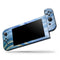 Vivid Agate Vein Slice Blue V4 // Skin Decal Wrap Kit for Nintendo Switch Console & Dock, Joy-Cons, Pro Controller, Lite, 3DS XL, 2DS XL, DSi, or Wii