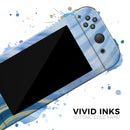 Vivid Agate Vein Slice Blue V4 // Skin Decal Wrap Kit for Nintendo Switch Console & Dock, Joy-Cons, Pro Controller, Lite, 3DS XL, 2DS XL, DSi, or Wii - Vinyl Skin Wrap for Nintendo Switch 2, OLED, Lite, Pro Controller, Wii & Classic Handhelds