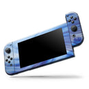 Vivid Agate Vein Slice Blue V5 // Skin Decal Wrap Kit for Nintendo Switch Console & Dock, Joy-Cons, Pro Controller, Lite, 3DS XL, 2DS XL, DSi, or Wii - Vinyl Skin Wrap for Nintendo Switch 2, OLED, Lite, Pro Controller, Wii & Classic Handhelds