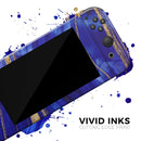 Vivid Agate Vein Slice Blue V6 // Skin Decal Wrap Kit for Nintendo Switch Console & Dock, Joy-Cons, Pro Controller, Lite, 3DS XL, 2DS XL, DSi, or Wii - Vinyl Skin Wrap for Nintendo Switch 2, OLED, Lite, Pro Controller, Wii & Classic Handhelds