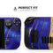 Vivid Agate Vein Slice Blue V6 // Full Body Skin Decal Wrap Kit for the Steam Deck handheld gaming computer
