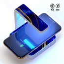 Vivid Agate Vein Slice Blue V6 UV Germicidal Sanitizing Sterilizing Wireless Smart Phone Screen Cleaner + Charging Station