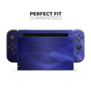 Vivid Agate Vein Slice Blue V7 // Skin Decal Wrap Kit for Nintendo Switch Console & Dock, Joy-Cons, Pro Controller, Lite, 3DS XL, 2DS XL, DSi, or Wii - Vinyl Skin Wrap for Nintendo Switch 2, OLED, Lite, Pro Controller, Wii & Classic Handhelds