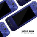 Vivid Agate Vein Slice Blue V7 // Skin Decal Wrap Kit for Nintendo Switch Console & Dock, Joy-Cons, Pro Controller, Lite, 3DS XL, 2DS XL, DSi, or Wii - Vinyl Skin Wrap for Nintendo Switch 2, OLED, Lite, Pro Controller, Wii & Classic Handhelds