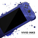 Vivid Agate Vein Slice Blue V7 // Skin Decal Wrap Kit for Nintendo Switch Console & Dock, Joy-Cons, Pro Controller, Lite, 3DS XL, 2DS XL, DSi, or Wii - Vinyl Skin Wrap for Nintendo Switch 2, OLED, Lite, Pro Controller, Wii & Classic Handhelds