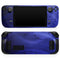 Vivid Agate Vein Slice Blue V7 // Full Body Skin Decal Wrap Kit for the Steam Deck handheld gaming computer