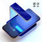 Vivid Agate Vein Slice Blue V7 UV Germicidal Sanitizing Sterilizing Wireless Smart Phone Screen Cleaner + Charging Station