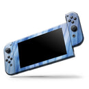 Vivid Agate Vein Slice Blue V8 // Skin Decal Wrap Kit for Nintendo Switch Console & Dock, Joy-Cons, Pro Controller, Lite, 3DS XL, 2DS XL, DSi, or Wii - Vinyl Skin Wrap for Nintendo Switch 2, OLED, Lite, Pro Controller, Wii & Classic Handhelds