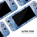 Vivid Agate Vein Slice Blue V8 // Skin Decal Wrap Kit for Nintendo Switch Console & Dock, Joy-Cons, Pro Controller, Lite, 3DS XL, 2DS XL, DSi, or Wii - Vinyl Skin Wrap for Nintendo Switch 2, OLED, Lite, Pro Controller, Wii & Classic Handhelds