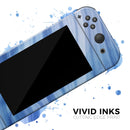 Vivid Agate Vein Slice Blue V8 // Skin Decal Wrap Kit for Nintendo Switch Console & Dock, Joy-Cons, Pro Controller, Lite, 3DS XL, 2DS XL, DSi, or Wii - Vinyl Skin Wrap for Nintendo Switch 2, OLED, Lite, Pro Controller, Wii & Classic Handhelds