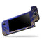 Vivid Agate Vein Slice Blue V9 // Skin Decal Wrap Kit for Nintendo Switch Console & Dock, Joy-Cons, Pro Controller, Lite, 3DS XL, 2DS XL, DSi, or Wii