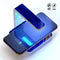 Vivid Agate Vein Slice Blue V9 UV Germicidal Sanitizing Sterilizing Wireless Smart Phone Screen Cleaner + Charging Station