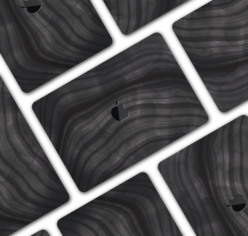 Vivid Agate Vein Slice Foiled V10 - Skin Decal Wrap Kit Compatible with the Apple MacBook Pro, Pro with Touch Bar or Air (11", 12", 13", 15" & 16" - All Versions Available)