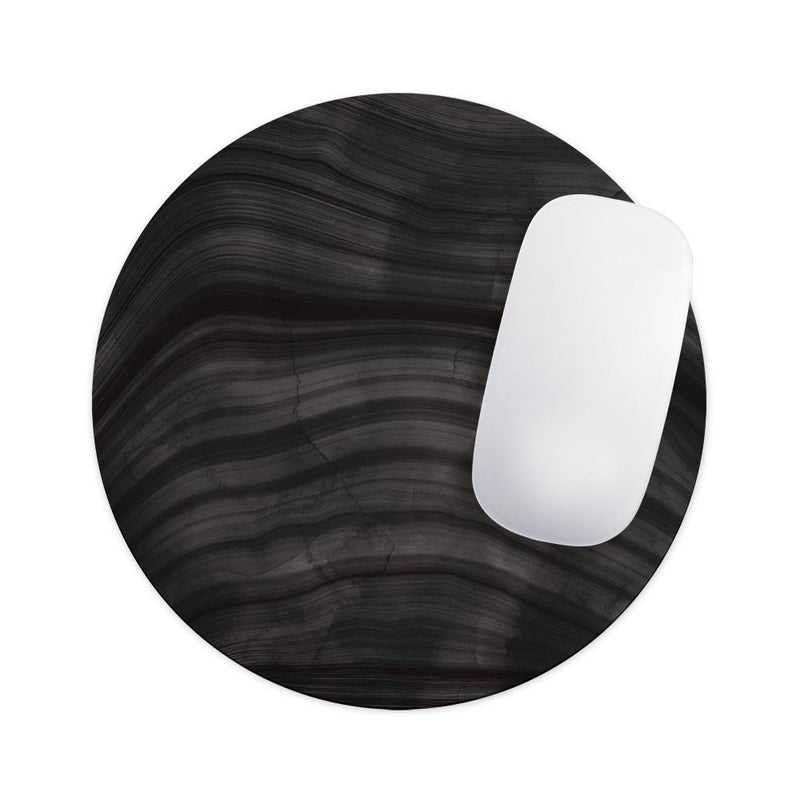Vivid Agate Vein Slice Foiled V10// WaterProof Rubber Foam Backed Anti-Slip Mouse Pad for Home Work Office or Gaming Computer Desk