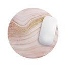 Vivid Agate Vein Slice Foiled V11// WaterProof Rubber Foam Backed Anti-Slip Mouse Pad for Home Work Office or Gaming Computer Desk