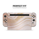 Vivid Agate Vein Slice Foiled V11 // Skin Decal Wrap Kit for Nintendo Switch Console & Dock, Joy-Cons, Pro Controller, Lite, 3DS XL, 2DS XL, DSi, or Wii - Vinyl Skin Wrap for Nintendo Switch 2, OLED, Lite, Pro Controller, Wii & Classic Handhelds