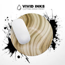 Vivid Agate Vein Slice Foiled V12// WaterProof Rubber Foam Backed Anti-Slip Mouse Pad for Home Work Office or Gaming Computer Desk